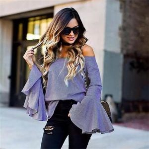 Long Sleeve Sexy Off Shoulder Blouse